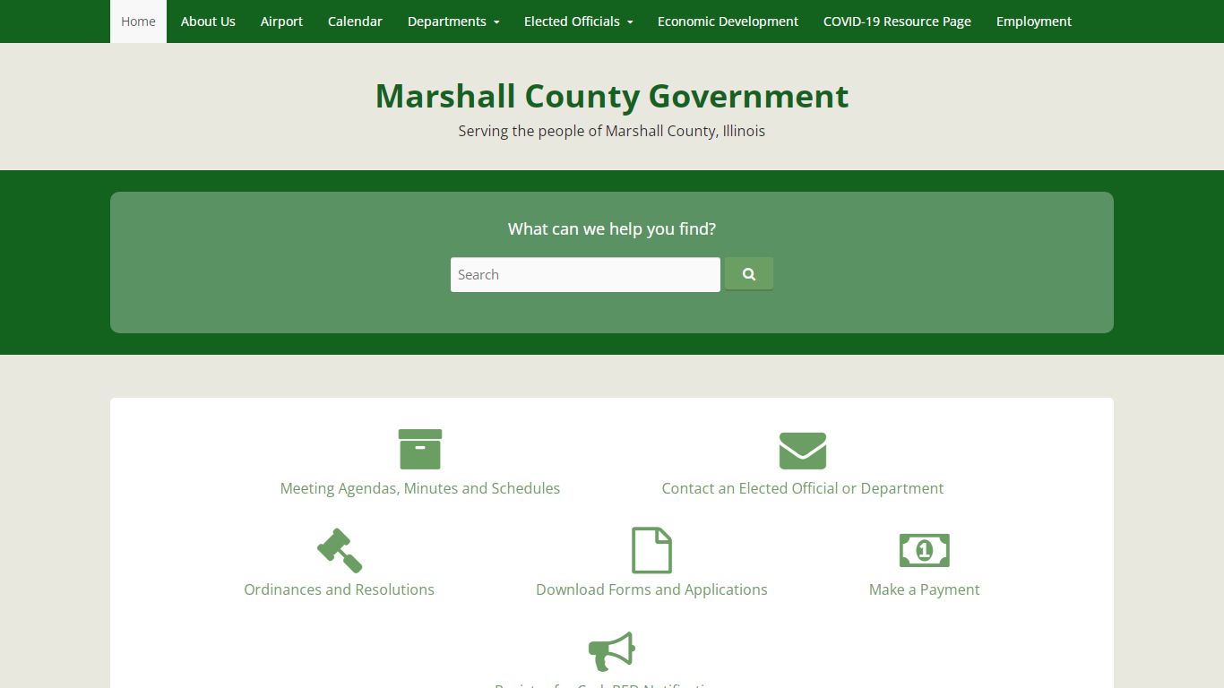 Serving the people of Marshall County, Illinois